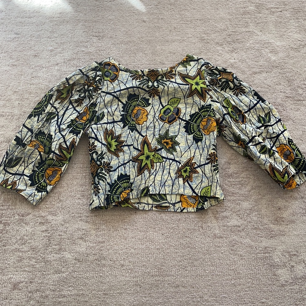 Hand Sewn Puff Sleeve Blouse